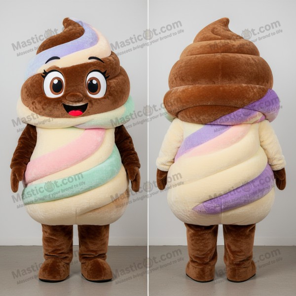 Frosty blå oversized ismaskot - Masticot.com