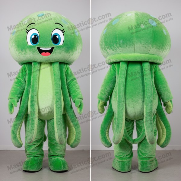Smaragdgrøn flydende ål Mascot Kostume - Masticot.com
