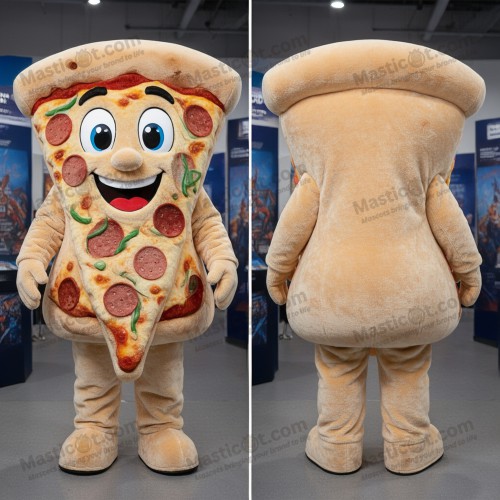 Gullappels pizza-maskot - Masticot.com