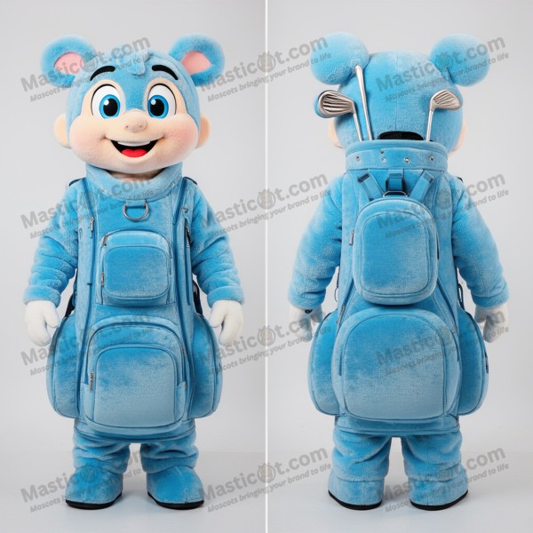 Mascota de bolsa de golf acolchada azul cielo - Masticot.com