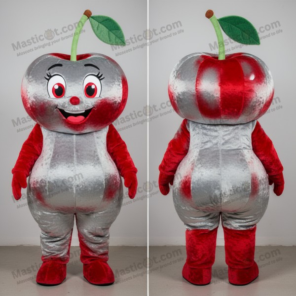 Crimson Round Cherry Mascot - Masticot.com