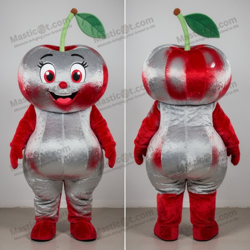 Crimson Round Cherry Mascot - Masticot.com