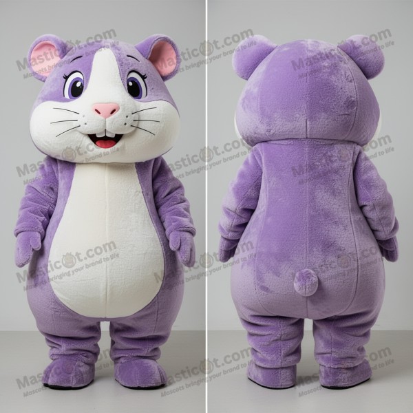 Mascotă porcușor de Guineea lavandă și pufoasă -