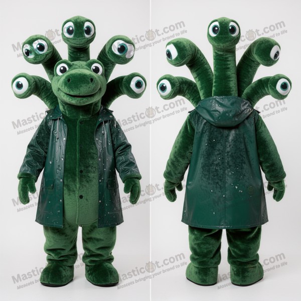 Zielona Leśna Hydra w Kostiumie Maskotki - Masticot.com