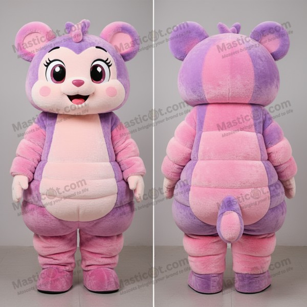 Rose Pink Lovable Alliance Mascot - Masticot.com
