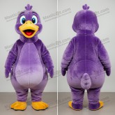 Violet Cartoon Goose Mascot - Masticot.com
