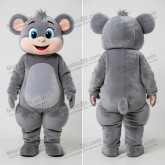 Gray agile acrobat mascot - Masticot.com