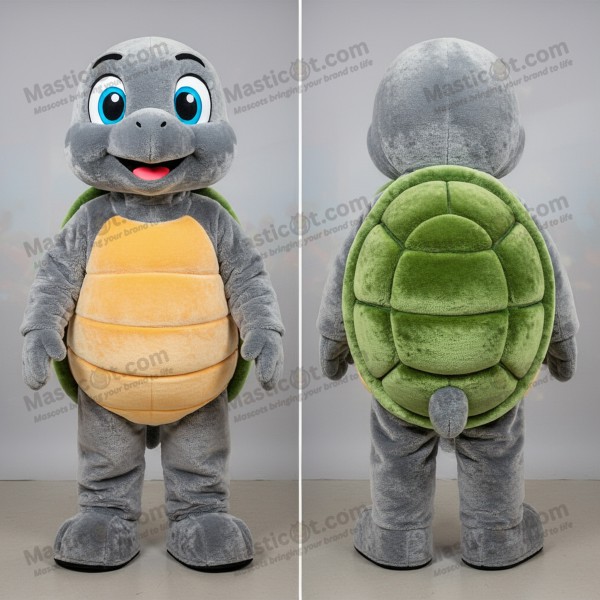 Emerald green padded turtle mascot - Masticot.com