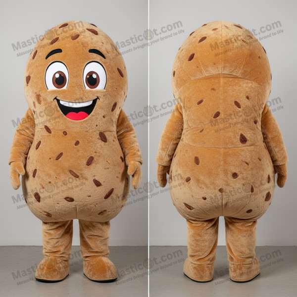 Golden velvety falafel mascot - Masticot.com