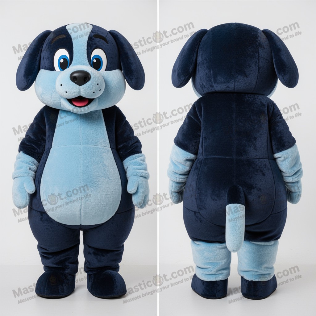 Navyblauer Plüsch-Aglet-Maskottchen - Masticot.com