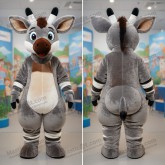 Fløjlssribet okapi maskot - Masticot.com