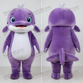 Mjuk lila val-maskot - Val - MASTICOT_6956 - Masticot.com