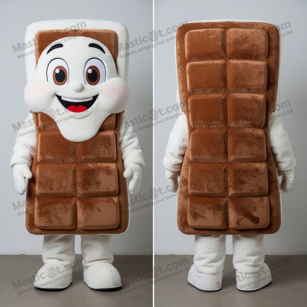 Pastel Pink Sweet Chocolate Bar Mascot - Masticot.com