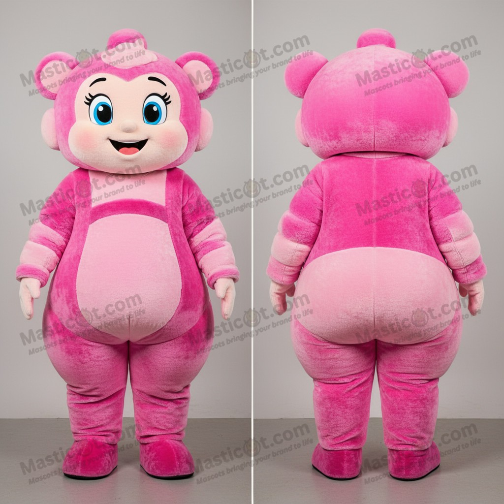 Mascota Acrobática Rosa Divertida - Masticot.com