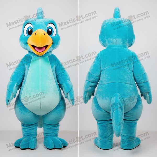 Mascote Arqueopterix Ciano Vibrante - Masticot.com