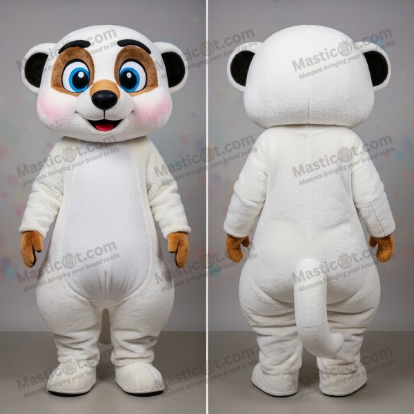 Sandy brown curious meerkat mascot - Masticot.com