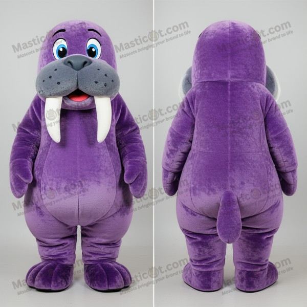 Mascotă de plus violet de morun - Masticot.com