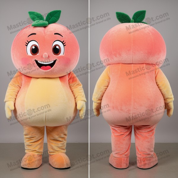 Levende oranje heerlijke pad thai mascotte - Masticot.com