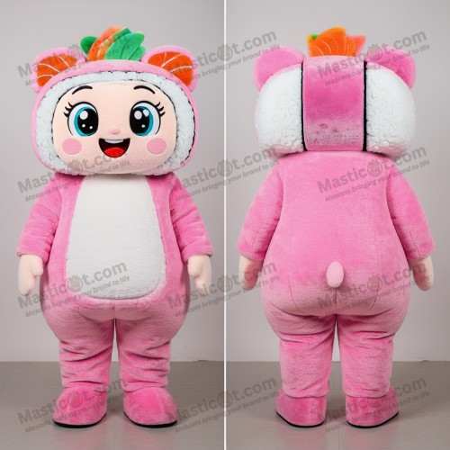 Pink plump sushi mascot - Sushi - MASTICOT_7141 - Masticot.com