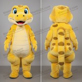 Žlutá kostýmní maskota krajty - Masticot.com