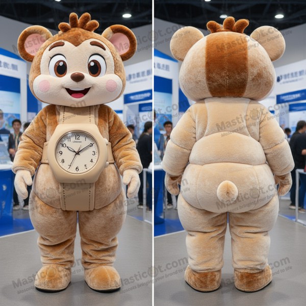 Bežový kulatý náramek maskot - Masticot.com