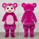 Mascotă acrobată vibrantă magenta - Masticot.com
