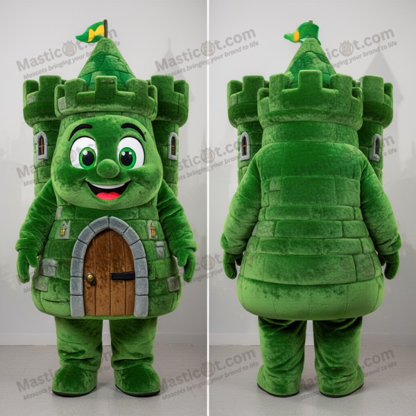 Olive Irský hradní maskot v kresleném stylu - Masticot.com