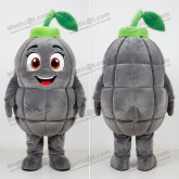 Gray rounded grenade mascot - Masticot.com