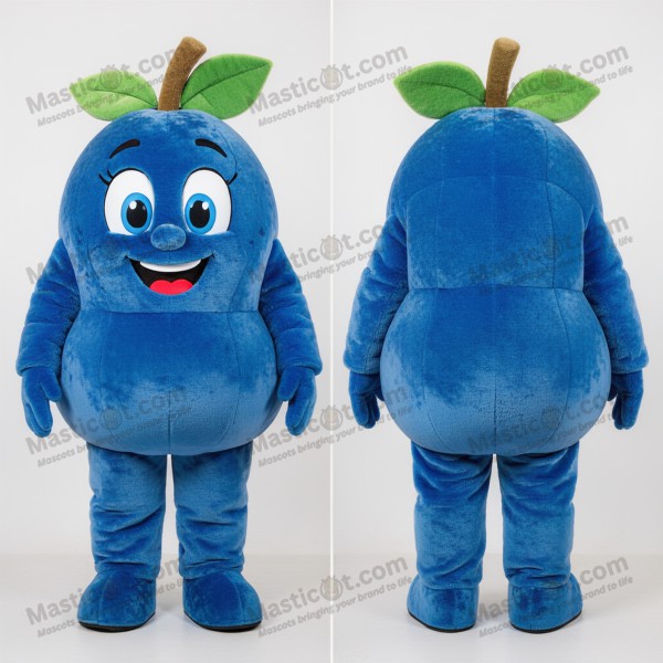 Velvety blueberry attorney mascot - Masticot.com