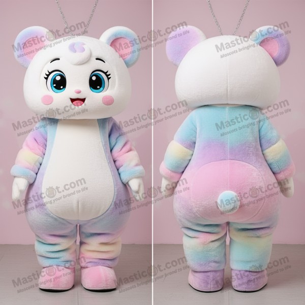 Velvet white pendant mascot - Masticot.com