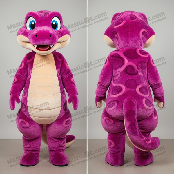 Magenta vibrant python mascot - Masticot.com