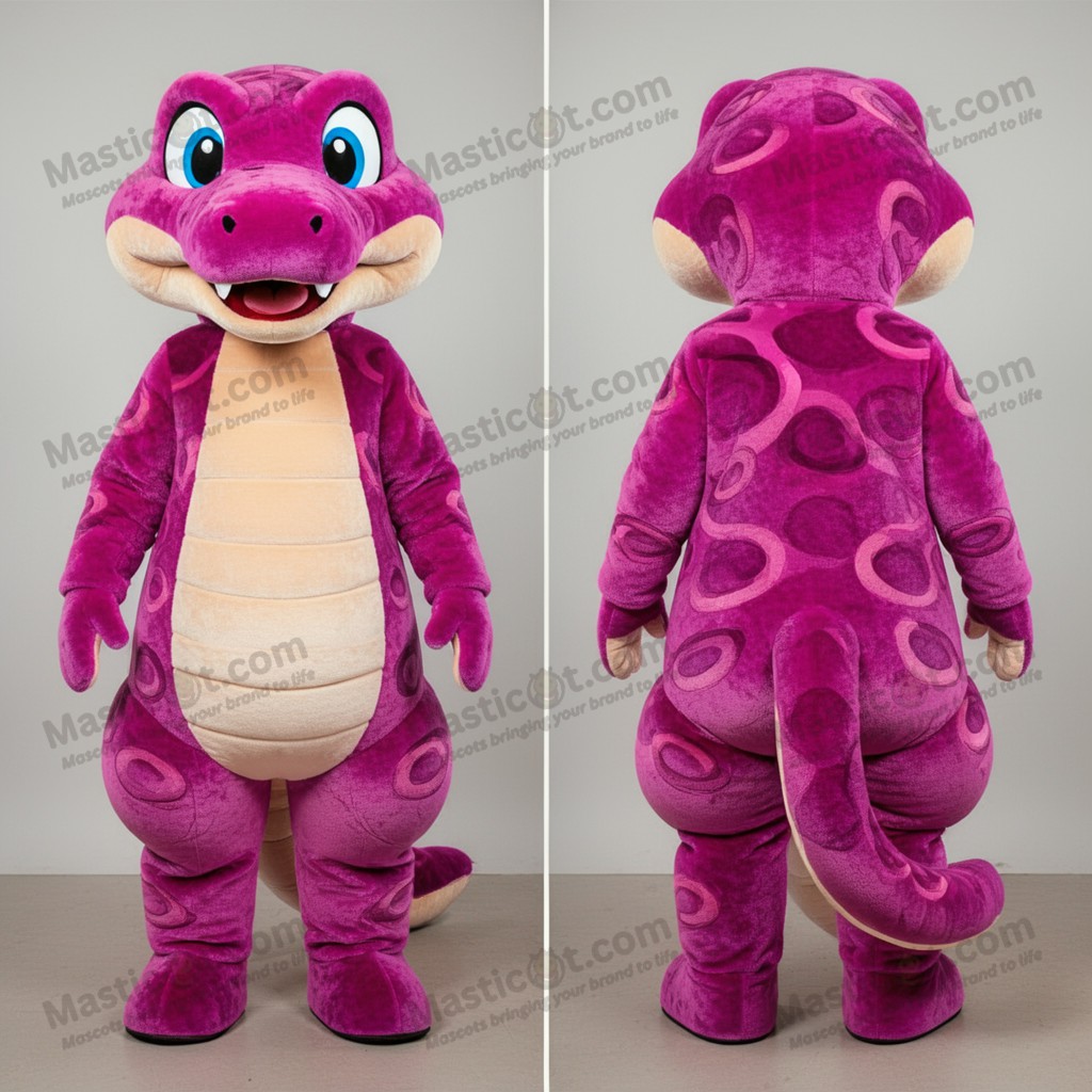 Mascote Python Magenta Vibrante - Masticot.com