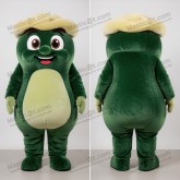 Mascote fofo verde de moussaka - Moussaka - MASTICOT_7322 - Masticot.com