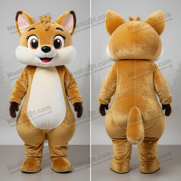 Amber velvety deer momentum mascot - Masticot.com