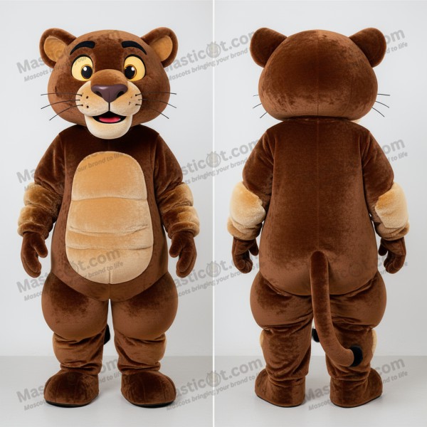 Ebony sleek panther mascot - Masticot.com