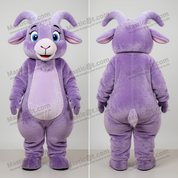 Lavendel bredskuldret boergeit maskot - Masticot.com