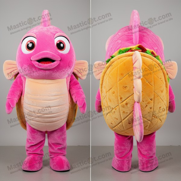 Pink plush-fisketaco-maskot - Fisk Tacos - MASTICOT_7494 - Masticot.com