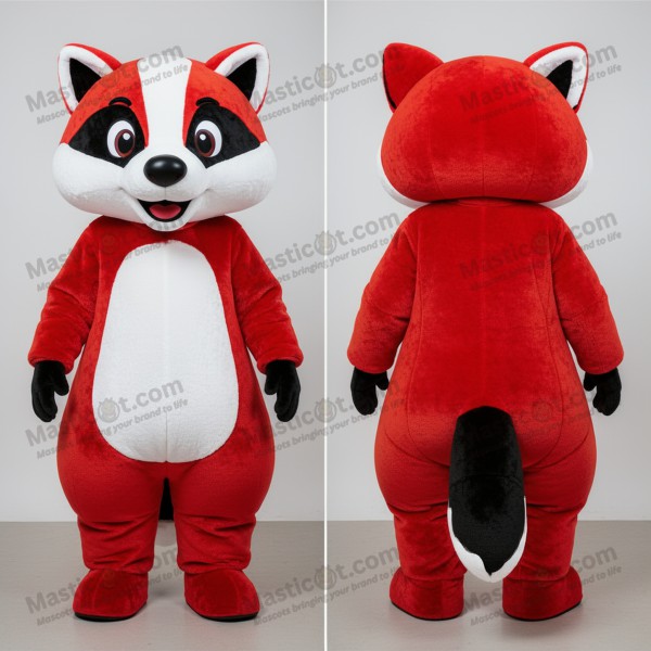 Roter Samt-Dachs-Maskottchen - Masticot.com