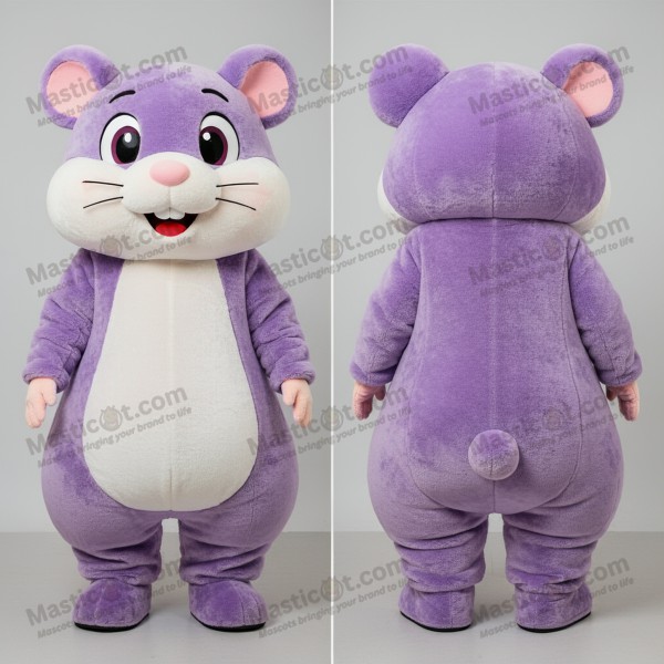 Mascotă hamster pufos, culoarea lavandă - Masticot.com
