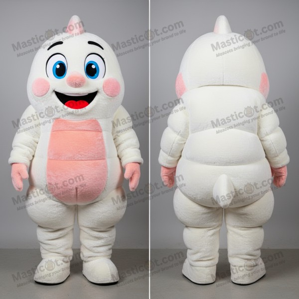 Cream white frothy ceviche mascot - Masticot.com