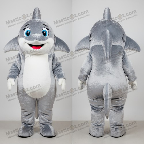 Mascotă rață argintie elegantă - Masticot.com