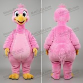 Rosy Fluffy Emu Mascot - Masticot.com