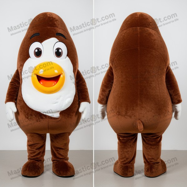 Mascotă veselă shakshuka, portocaliu ruginiu - Masticot.com