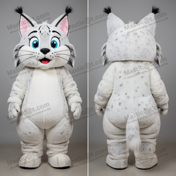 Snow White Cartoon Lynx Mascot - Masticot.com