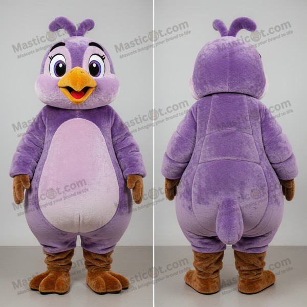 Lavender Velvety Quail Mascot - Masticot.com