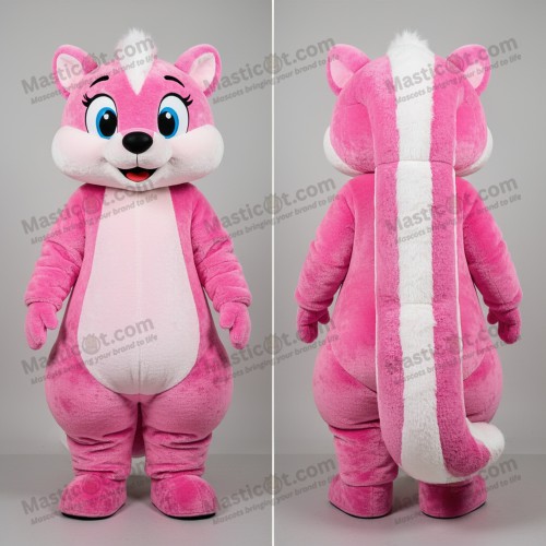 Rosa Skunk Maskot til Brude - Masticot.com
