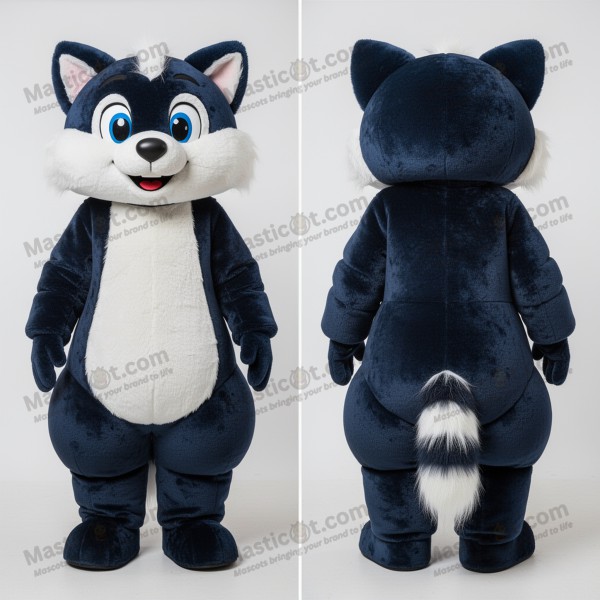 Navy Board Short Ermine Mascot - Masticot.com
