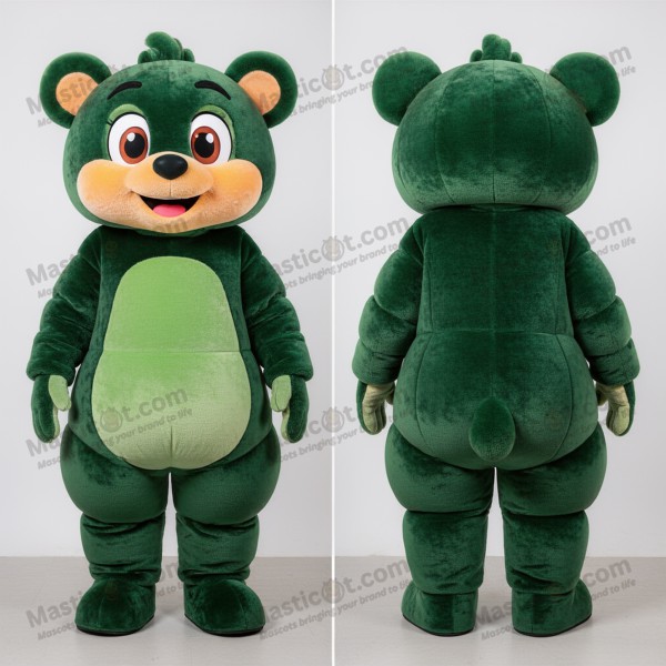 Lesně zelený plyšový kostým policisty maskota - Masticot.com