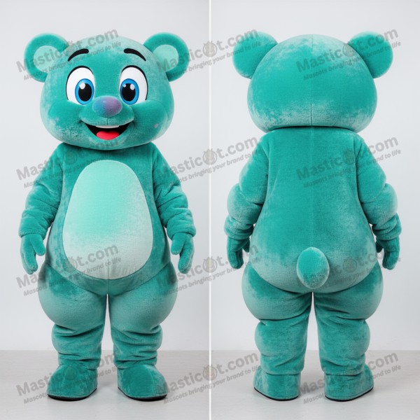 Mascotte de jonglage arrondie bleu canard - Masticot.com