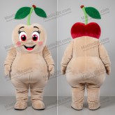 Crimson round cherry mascot - Masticot.com